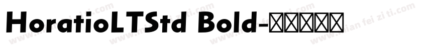 HoratioLTStd Bold字体转换